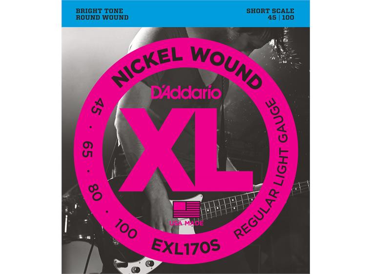 D'Addario EXL170 S El. Bass (045-100) (Short)